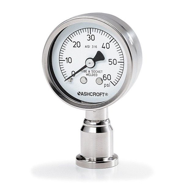 201032S75LXSG160# Ashcroft Model 1032 Sanitary Pressure Gauge 201032S75LXSG160# Ashcroft Model 1032 Sanitary Pressure Gauge