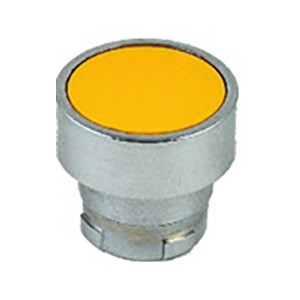 RB2-BA5 Shamrock Controls Flush Push Button, Spring Return, Non-Illuminated, Yellow Color
