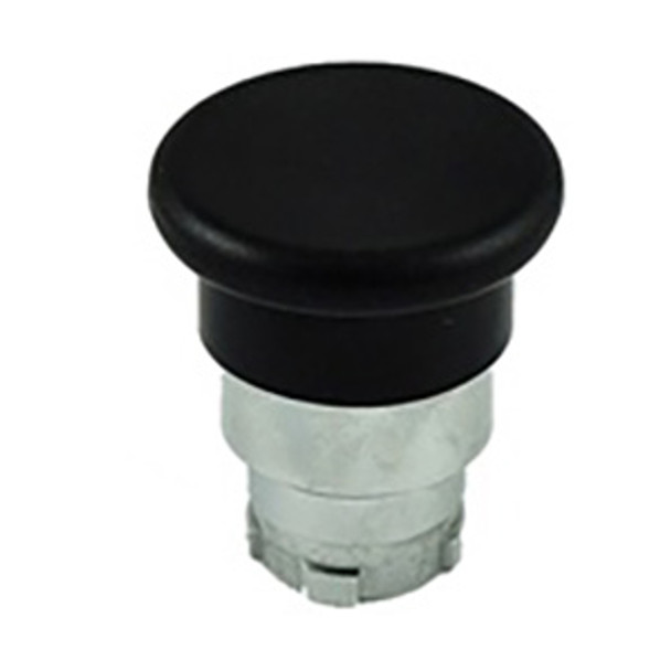 RB2-BC2 Shamrock Controls 40mm Mushroom Head Push Button, Spring Return, Non-Illuminated, Black Color