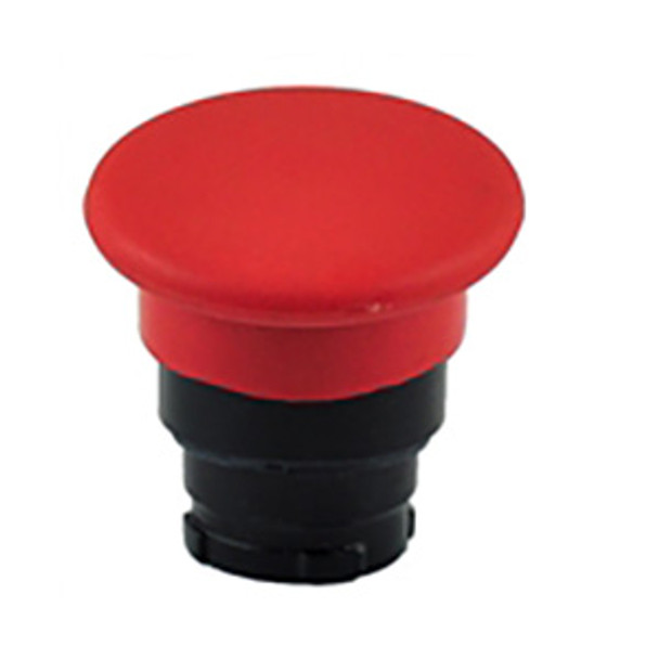 RB2-BC47 Shamrock Controls 40mm Mushroom Head Push Button, Spring Return, Non-Illuminated, Red Color
