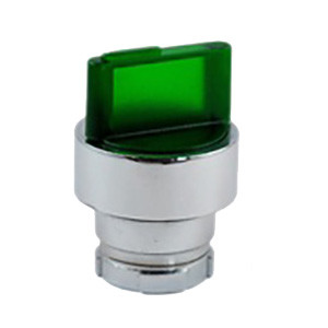 RB2-BK123 Shamrock Controls 2-Position Illuminated Selector Operating Head, Stay-Put Type, Green Color