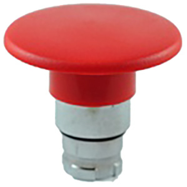 RB2-BR4 Shamrock Controls 60mm Diameter Mushroom Head Push Button, Spring Return, Non-Illuminated, Red Color