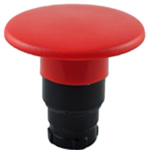 RB2-BR47 Shamrock Controls 60mm Diameter Mushroom Head Push Button, Spring Return, Non-Illuminated, Red Color