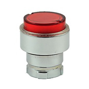 RB2-BW14 Shamrock Controls Projecting Push Button, Spring Return, for Incandescent & LED Bulbs, Red Color