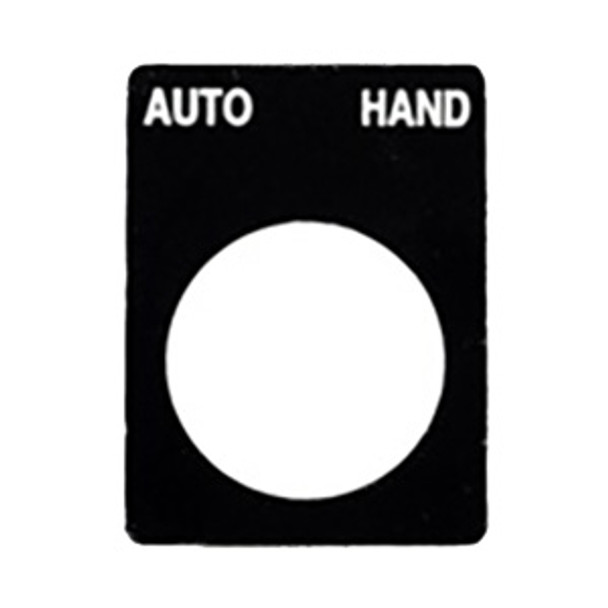 RB2-BY2364 Shamrock Controls Legend, Auto Hand, Metal