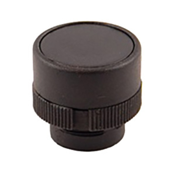 RP2-BA2 Shamrock Controls Flush Plastic Push Button, Spring Return, Black Color