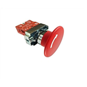 RCB2-BS642 Shamrock Controls 60mm Red Turn-To-Release Mushroom Head Push Button Assembly