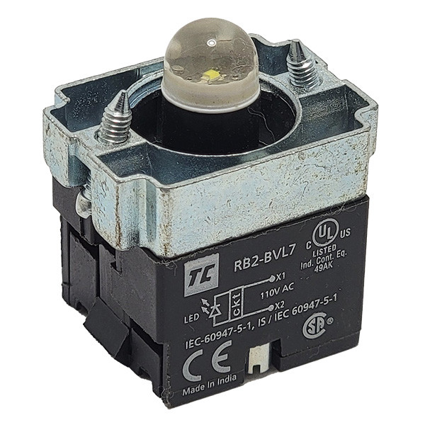 RB2-BVL71-110AC Shamrock Controls Pilot Light Body Assembly
