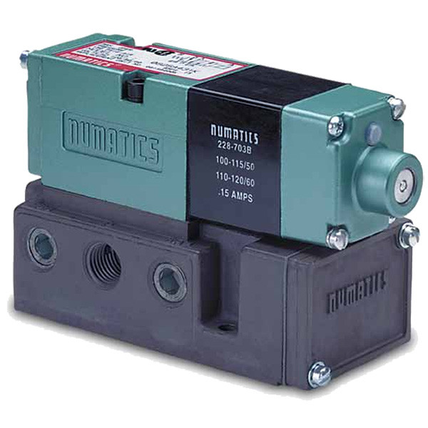 081SA400K011Z30 Aventics Numatics Mark 8 Series Single Direct Solenoid Valve, Spring Return w/ Flush Non-locking Override