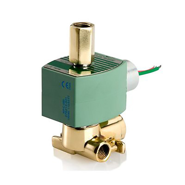 JBEFMF8317G308 24/DC ASCO Valve Series 317 Explosionproof Quick-Exhaust Solenoid Valve w/ 316 SS Hub and SS Base Plate
