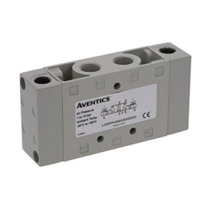 L22BB652B060T61 Aventics Numatics L2 Series Electrically-Actuated Pneumatic Double (Dual) Solenoid Pilot Valve (Cv 1.7) w/ Spool and Sleeve Actuation