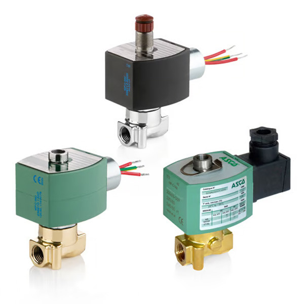 JPIS8314B301 24VDC ASCO Valve Series 314 Direct-Acting Solenoid Valve