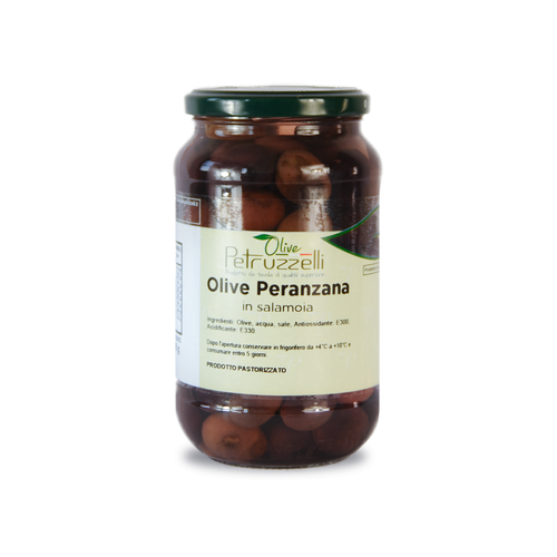 Petruzzelli Olives Peranzana Pitted in Brine 2 kg Bulk