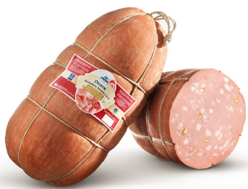 Golfera Mortadella Chiara with Pistachio
