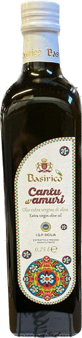 Basiricò Cantu d'Amuri, I.G.P. Sicilia, Extra Virgin Olive Oil, .75 lt bottle