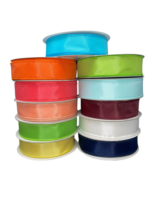Solid #9 Wired Taffeta Ribbon (24 PK)