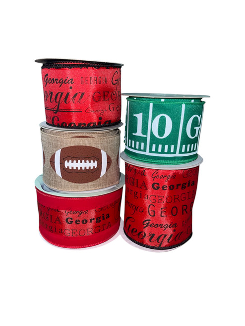 Georgia Football Ribbon Set