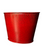 Antique Red Round Metal Pots (13 PC)