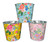 Floral Metal Pots (12 PC)