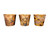 Fall Copper Round 5" Metal Pots (24 PC)
