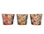 Floral Copper Metal Oval & Round Pots Set (36 PC)