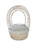 White Washed Rattan Baskets (28 PC)