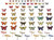 Assorted Butterflies and Dragonflies (144 PC)