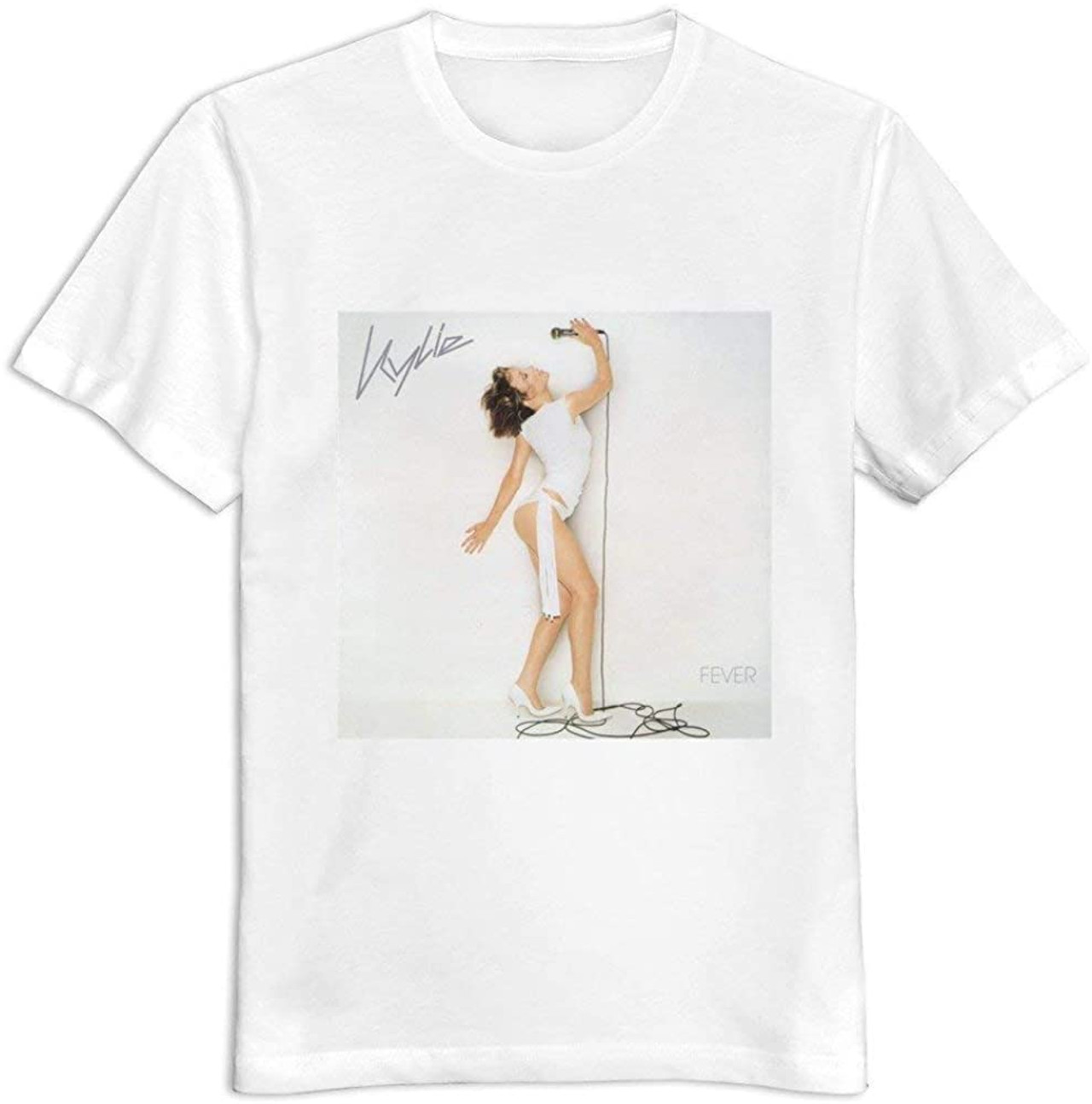 Kylie Minogue Mens Fever White T Shirt Merch2rock Alternative Clothing 8824