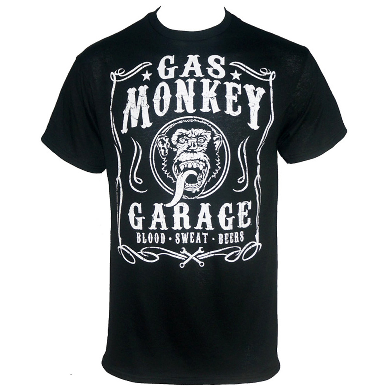 baseren Fragiel Kolibrie Gas Monkey Garage T-Shirt - Filigree - Merch2rock Alternative Clothing