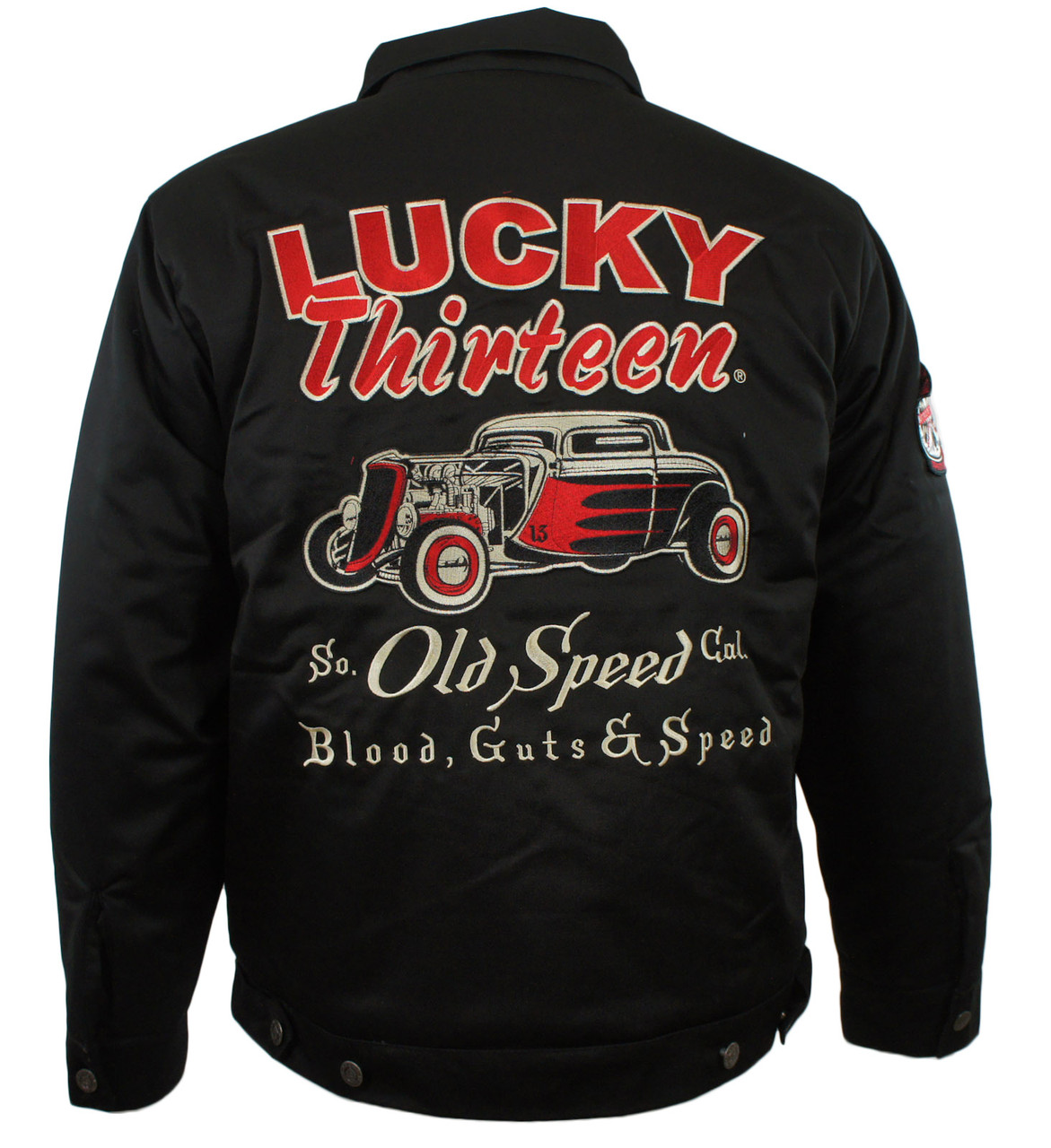 Lucky 13 Old Custom Lined Jacket - Merch2rock Alternative Clothing