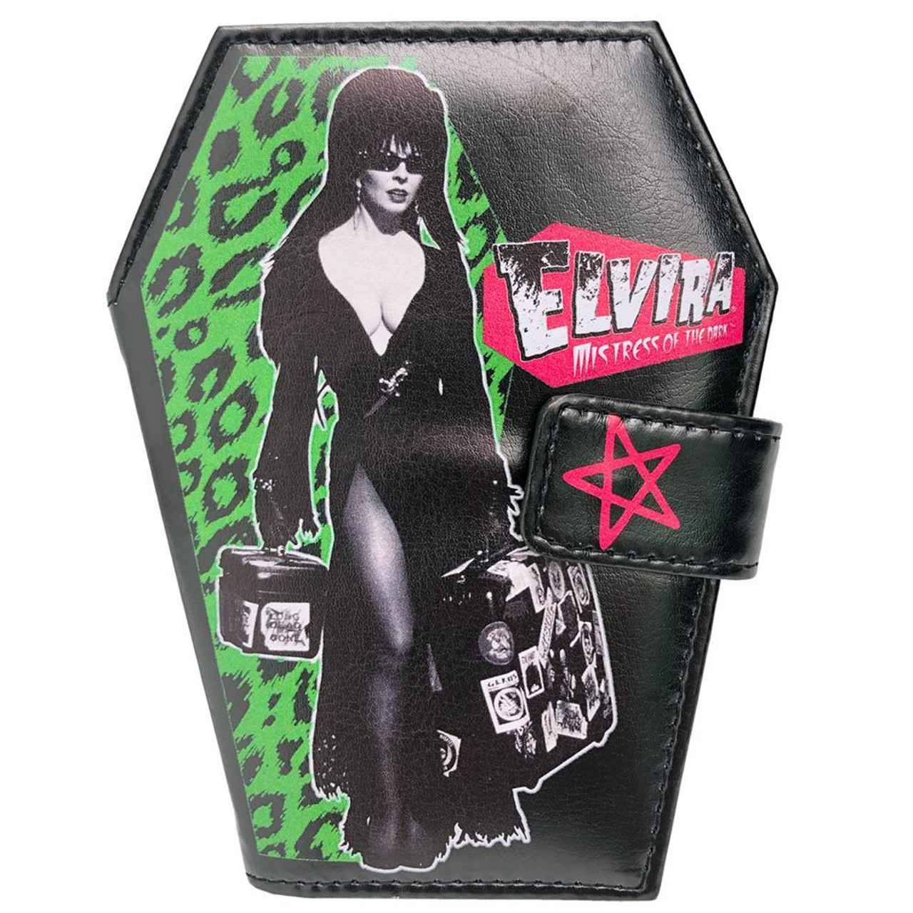 Kreepsville Elvira Classic Logo Coffin Wallet