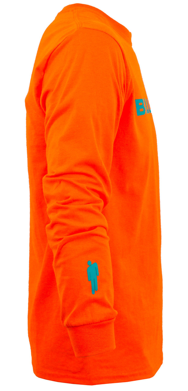Billie Eilish Don't Smile at Me Long Sleeve Orange T-Shirt