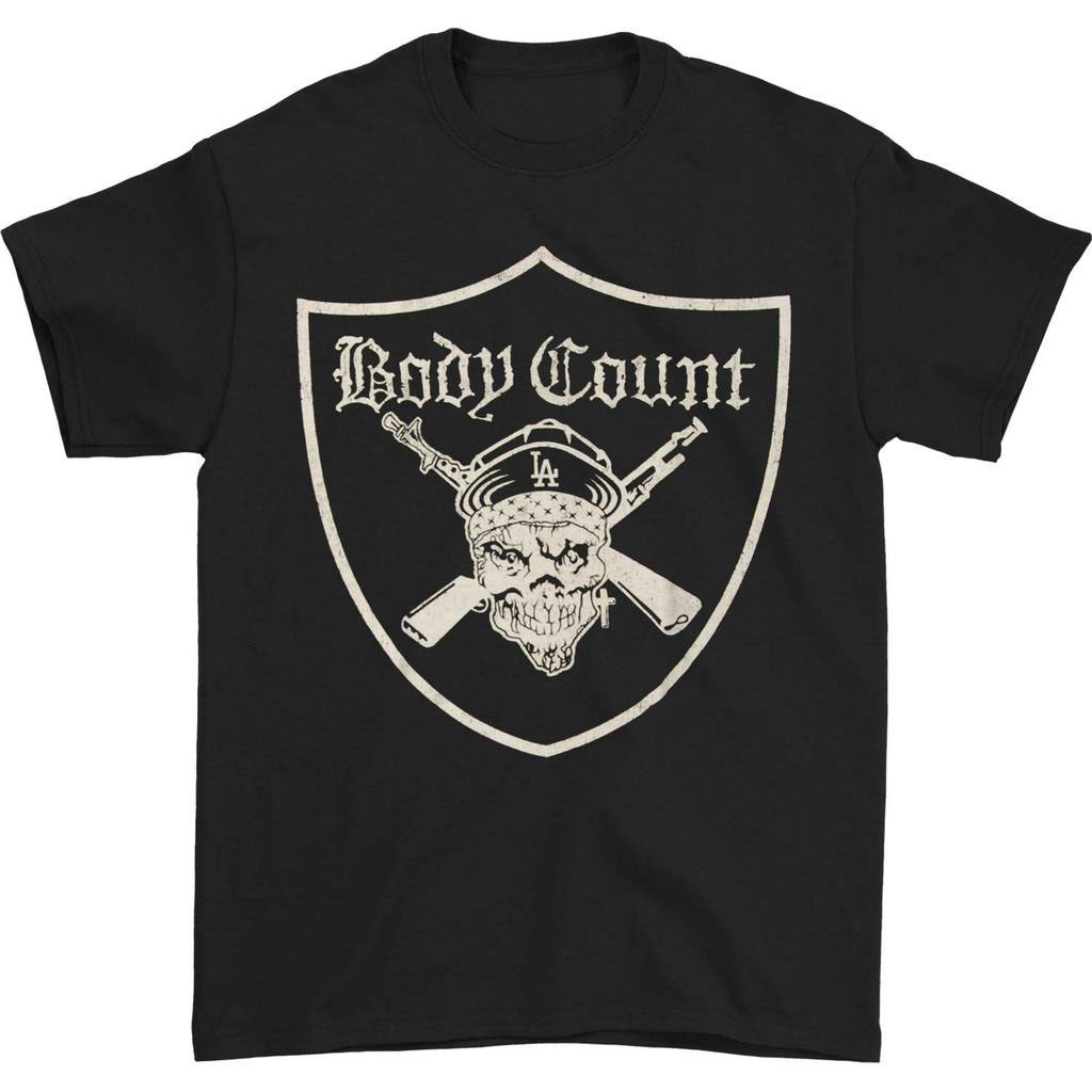 Body Count Men's Pirate Slim-Fit Black T-Shirt - Merch2rock
