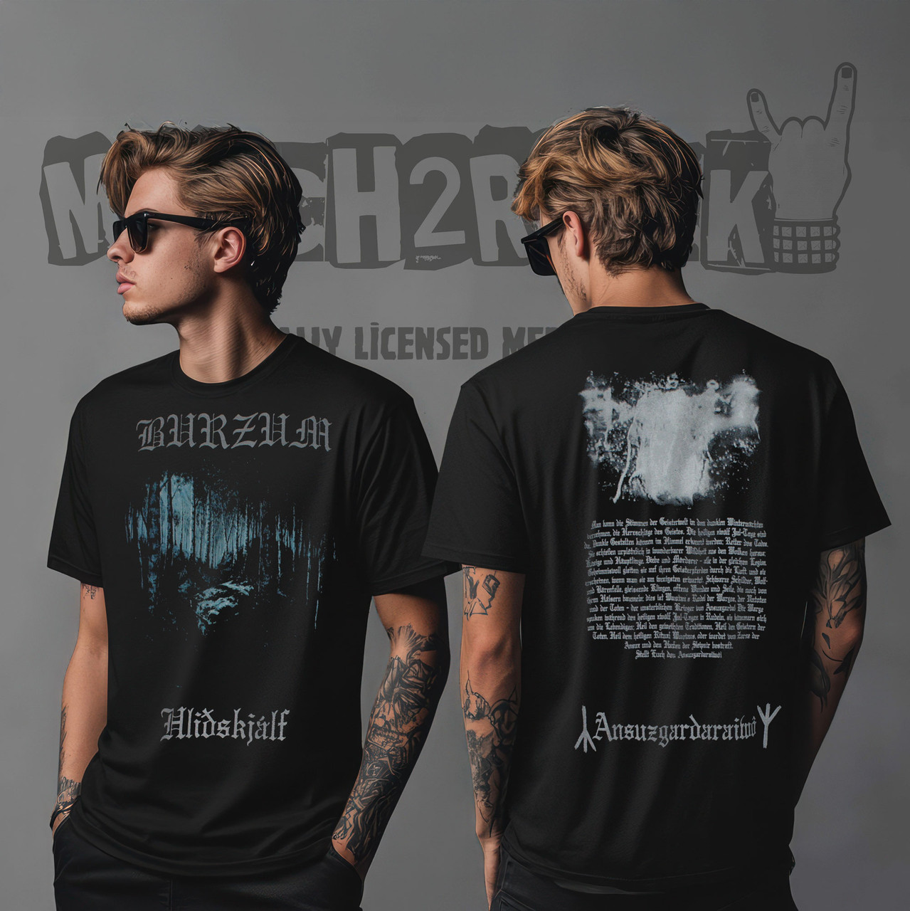 Burzum T-Shirt - Hlidskjalf - Merch2rock Alternative Clothing