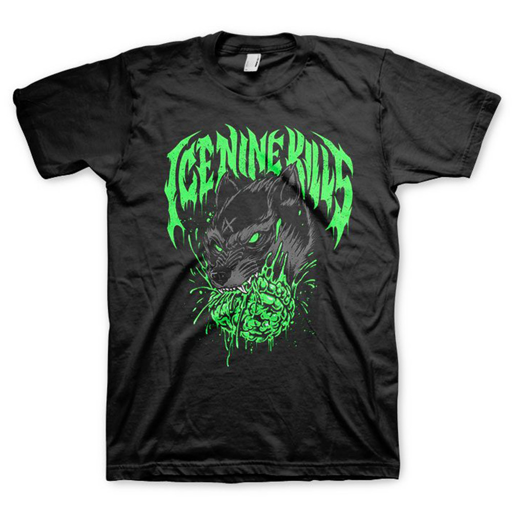 Ice Nine Kills Wolf Logo T-Shirt Black - Merch2rock Alternative