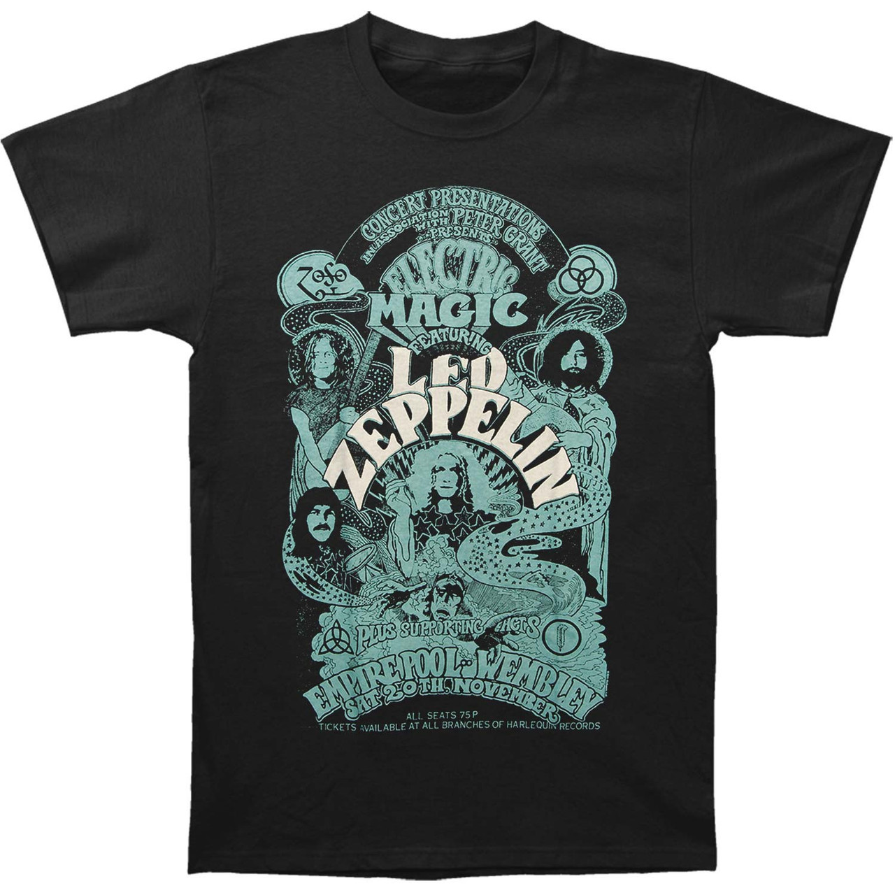 Led Zeppelin Electric Magic Slim-Fit T-Shirt - Merch2rock
