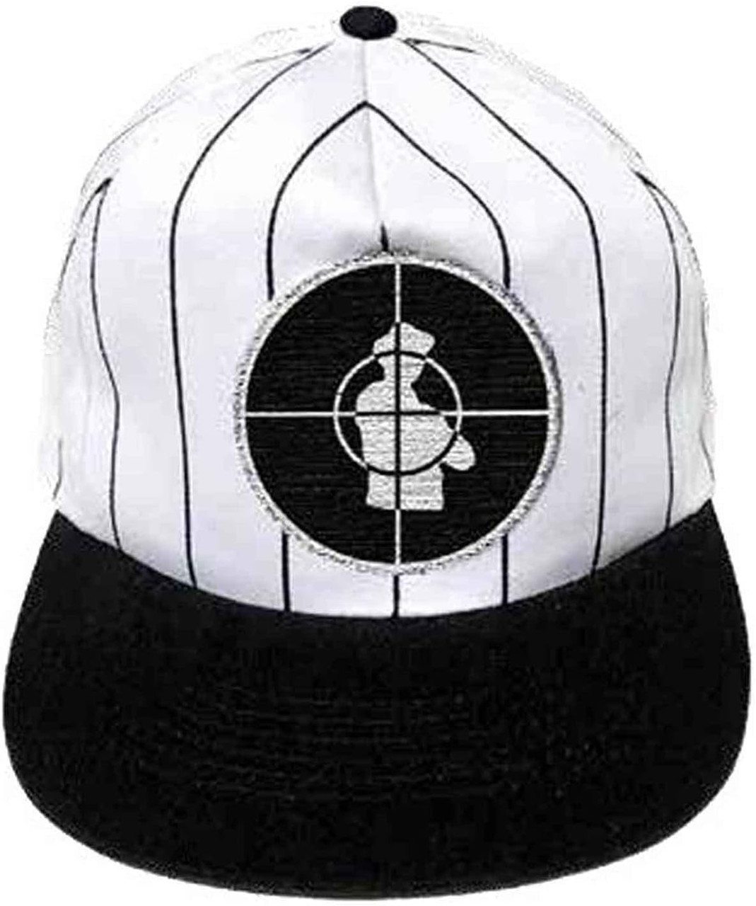 Public Enemy Hat Solid Target Logo Adjustable Official Black