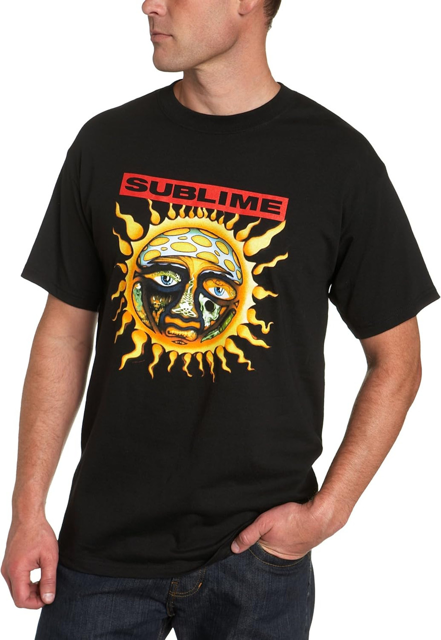 Sublime New Sun Logo T-Shirt Black - Merch2rock Alternative Clothing