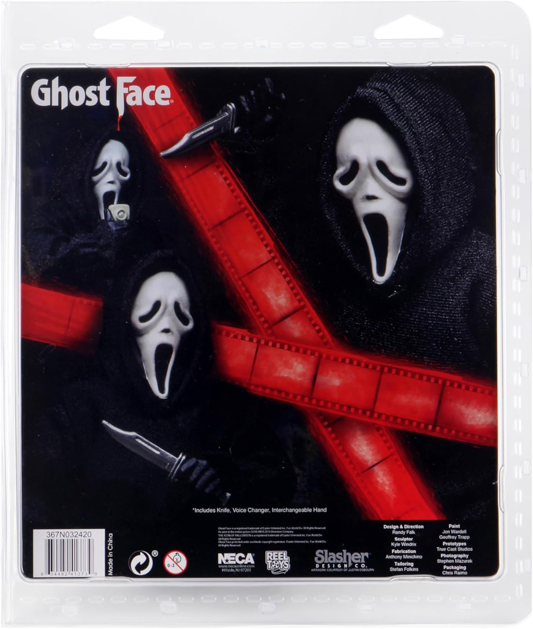 Ghost Face   8 Clothed Action Figure - Merch2rock Alternative Clothing