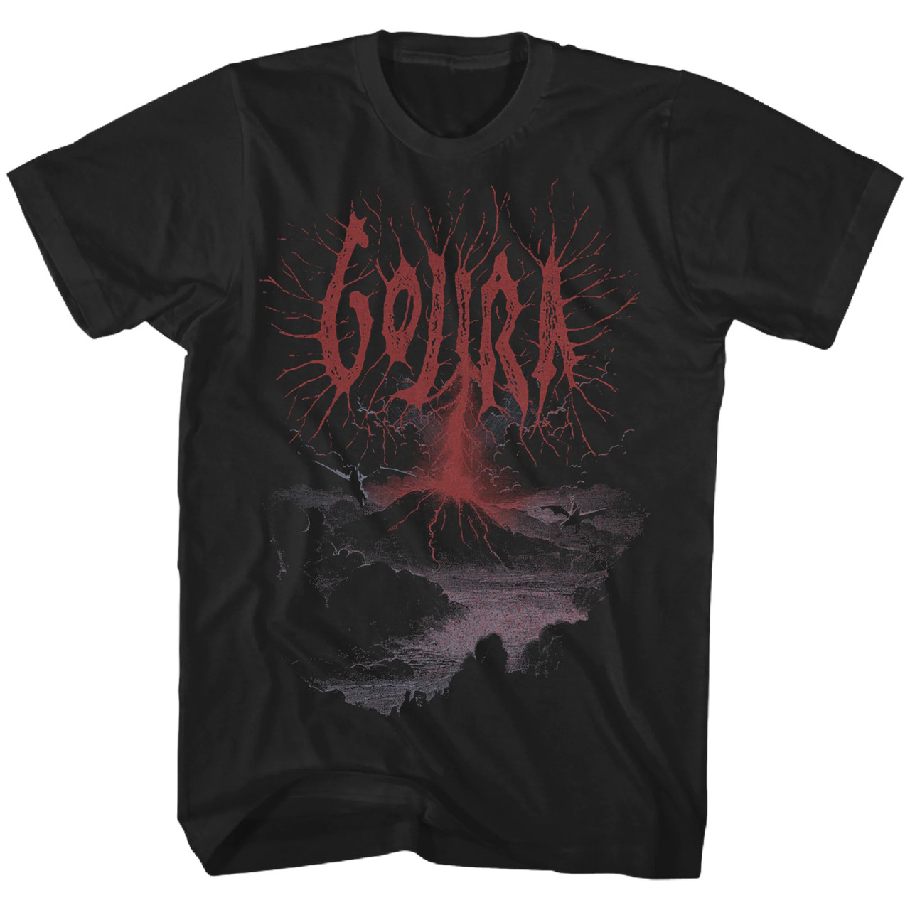 Gojira Men's Volcano T-Shirt Black - Merch2rock Alternative Clothing
