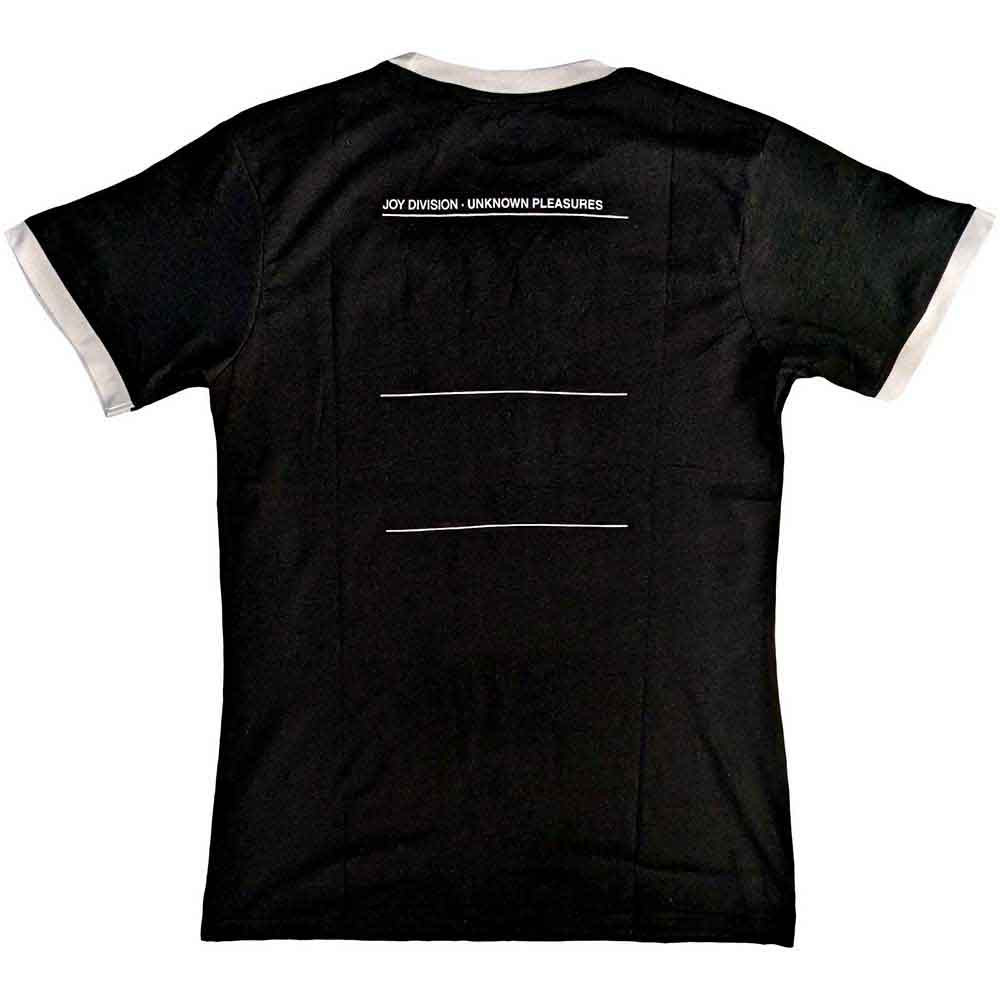 Joy Division Unknown Pleasures Ringer T-Shirt Black - Merch2rock