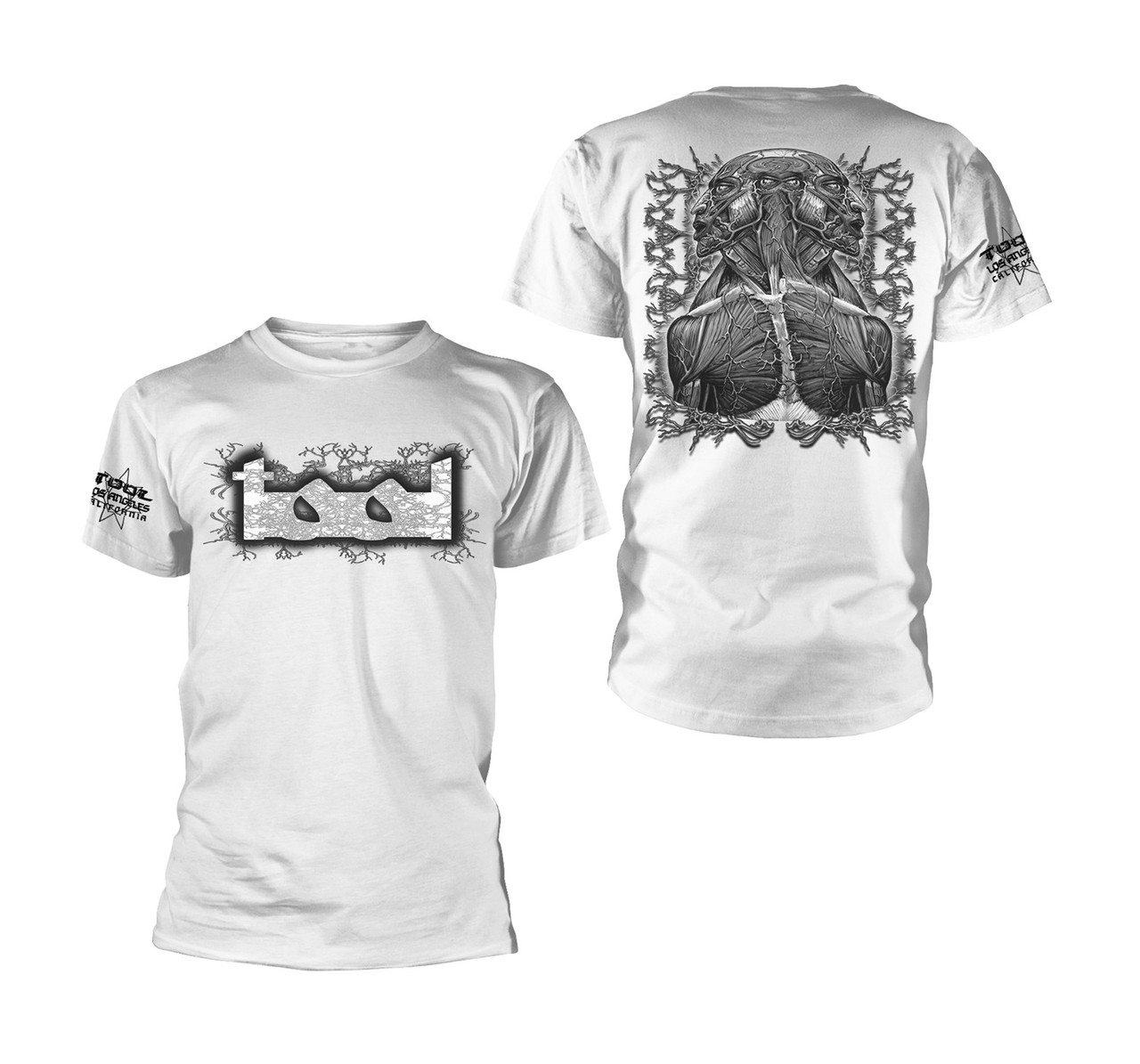 Tool Double Image T-Shirt White - Merch2rock Alternative Clothing