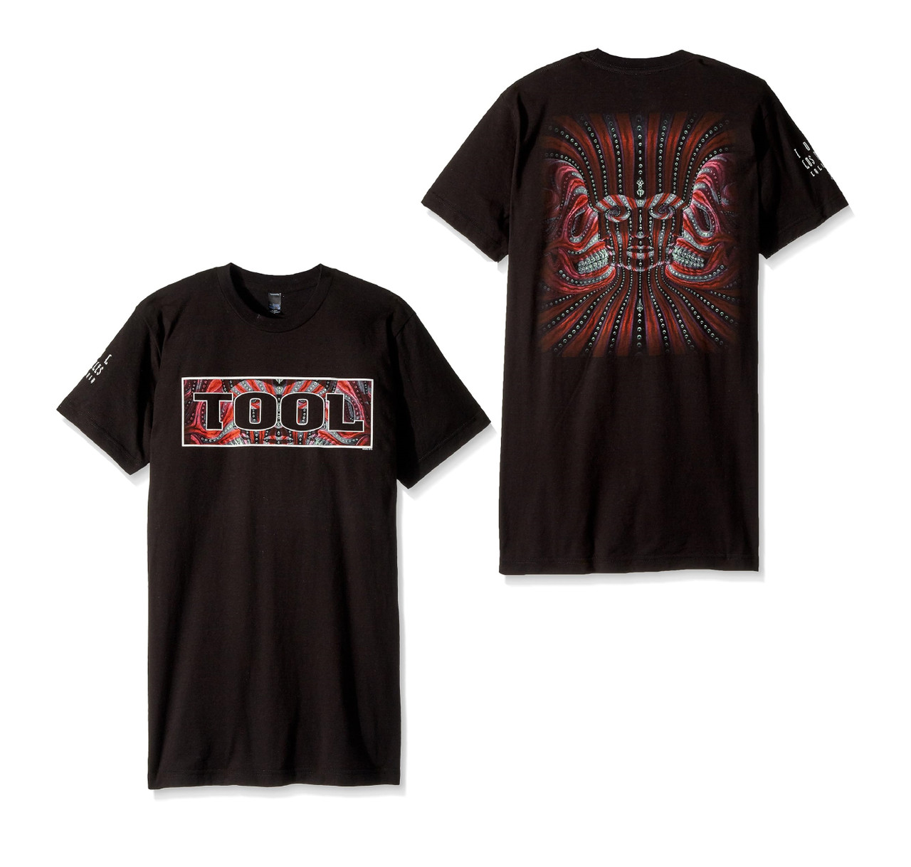 Tool Three Red Faces T-Shirt Black - Merch2rock Alternative Clothing