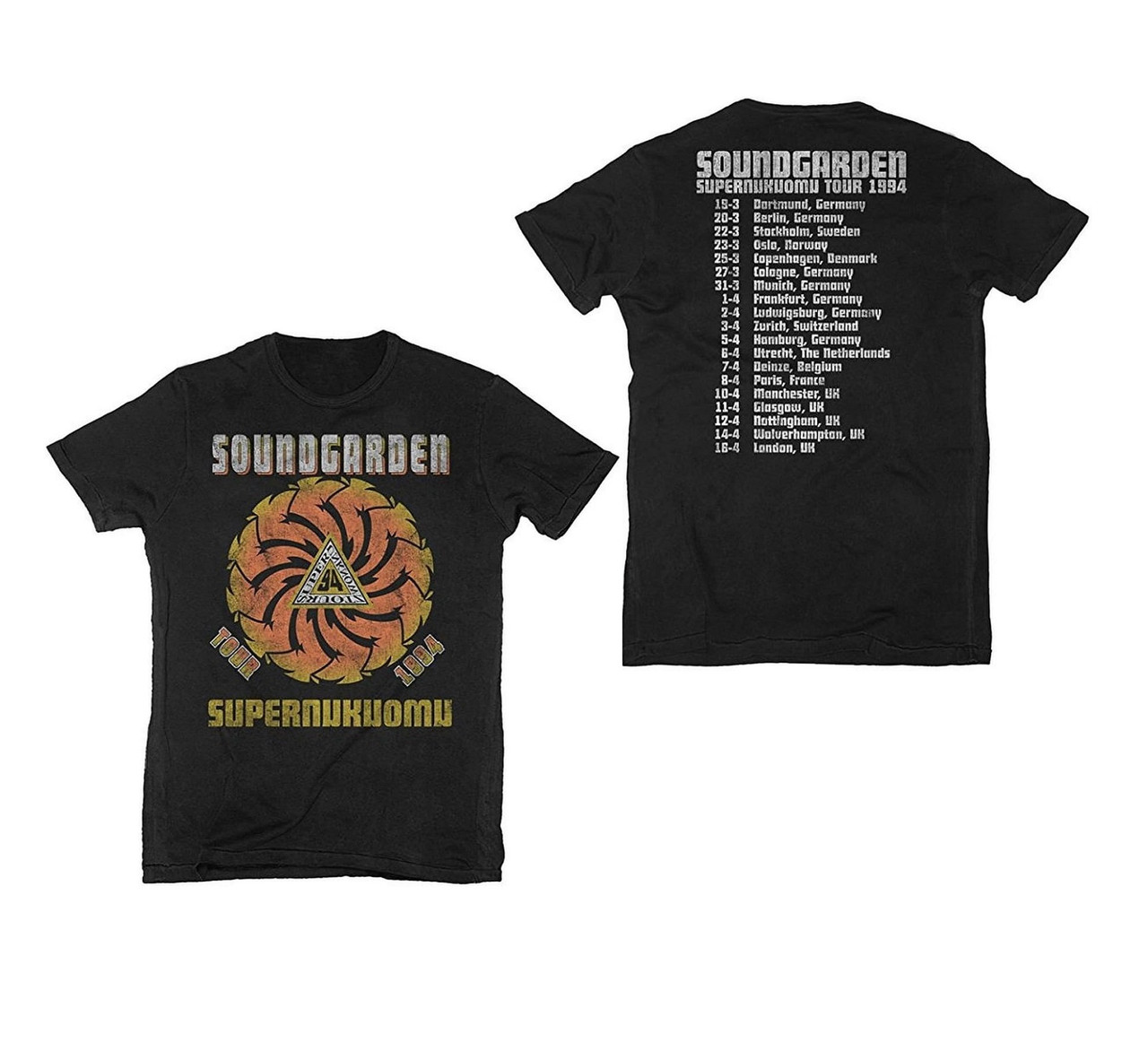 Soundgarden Superunknown Spiral T-Shirt Black - Merch2rock