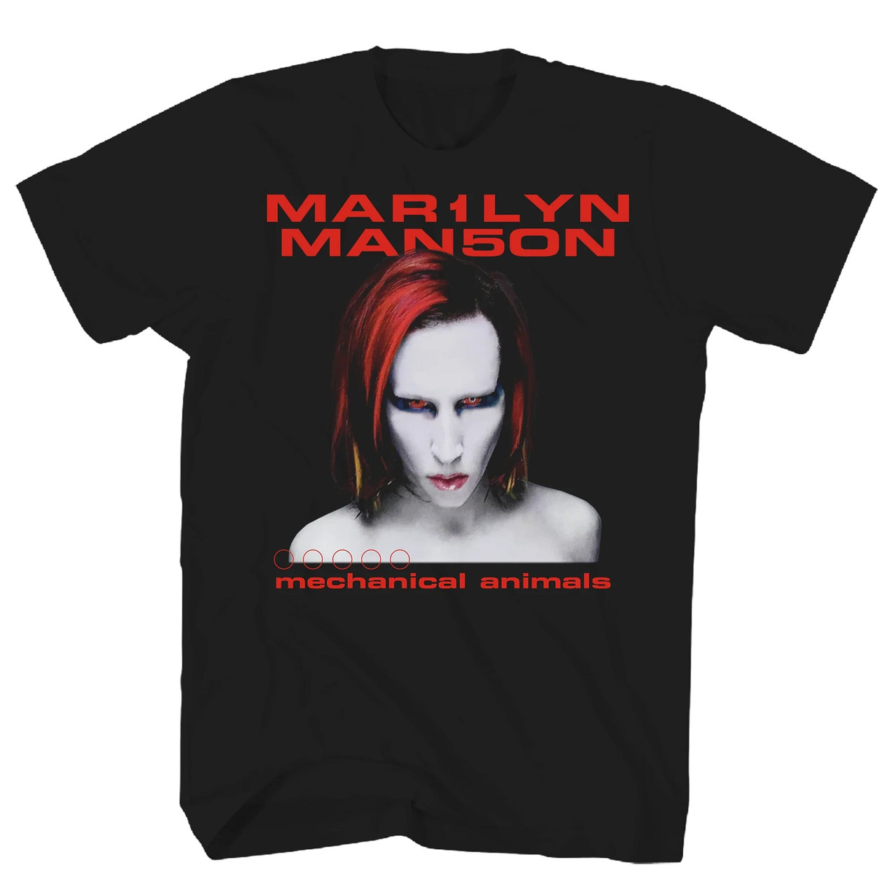 Marilyn Manson Mechanical Animals 深瀬着用 Marilyn Manson Mechanical Animals T-Shirt Black - Merch2rock