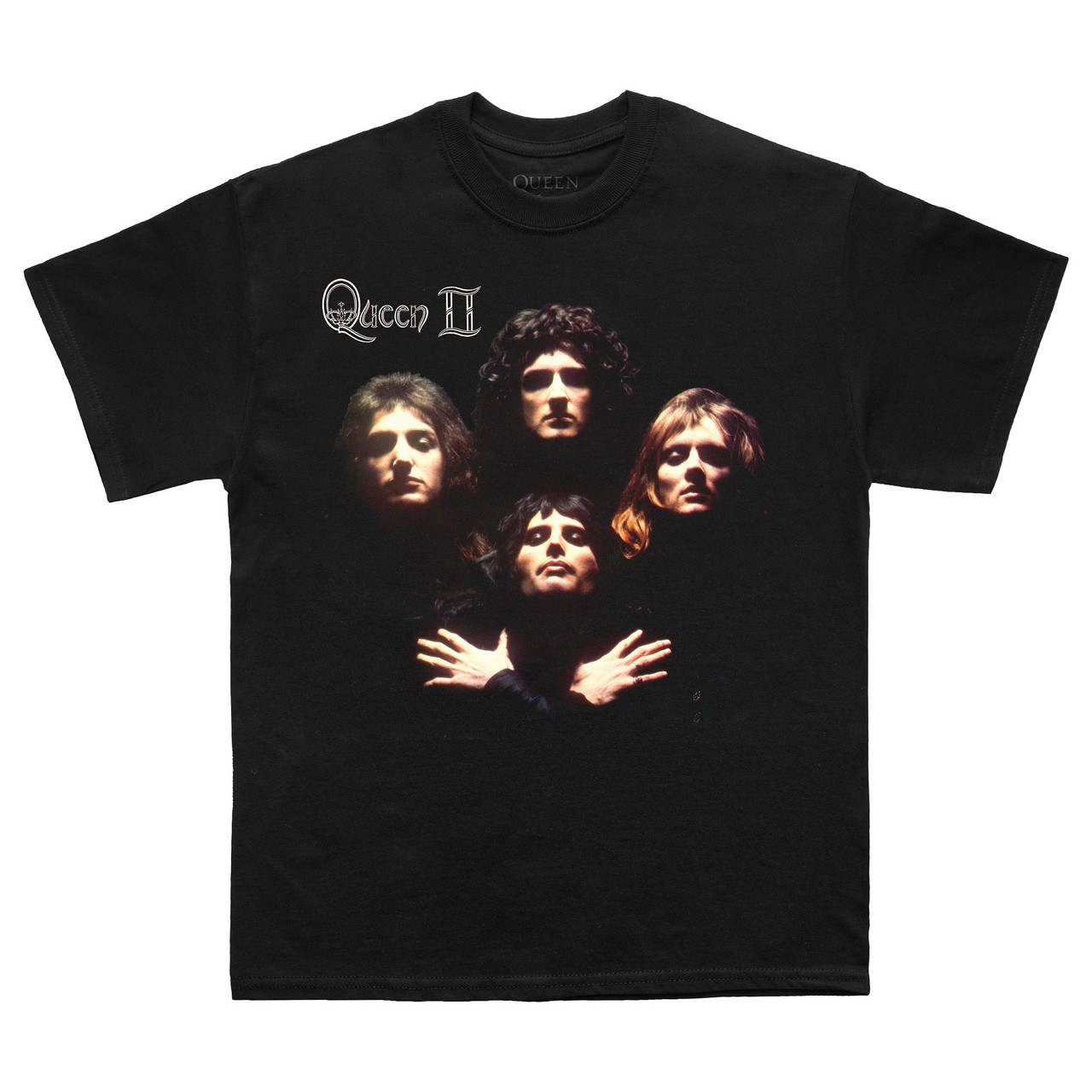Queen 1974 Album Cover T-Shirt Black - Merch2rock Alternative Clothing