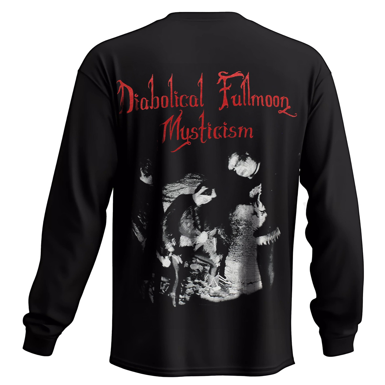 Immortal Diabolical Full Moon Mysticism Long Sleeve T-Shirt Black