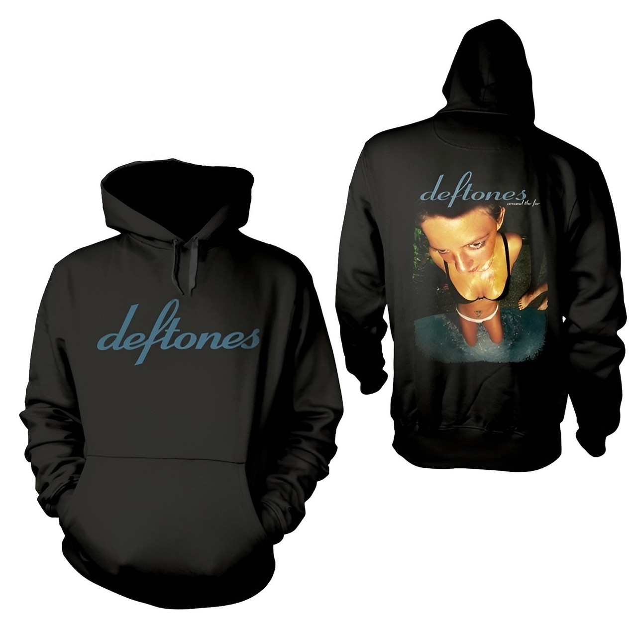 Deftones Men's Around The Fur Pullover Hoodie Black - Merch2rock