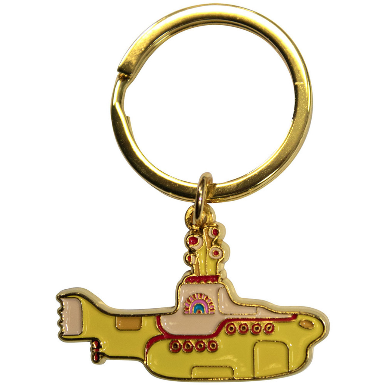 The Beatles The Yellow Submarine Keychain Yellow - Merch2rock