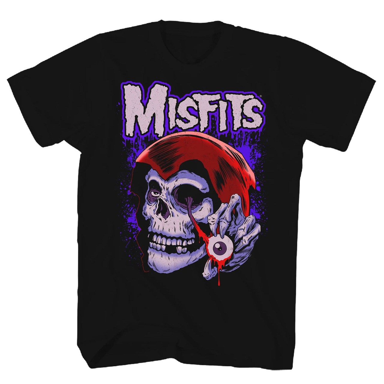 All Sport / 90S/MISFITS/EVIL EYE/パスヘッド/VINTAGE/Tシャツ/XL/コットン/BLK Misfits Evil Eye T-Shirt Black - Merch2rock Alternative Clothing